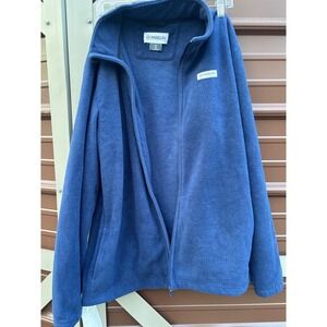 Magellan Outdoors‎ Blue Fleece Jacket Full Zip Men's Size Medium Outdoor Casual